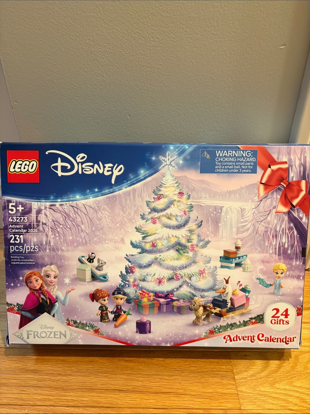 Lego Disney Frozen Advent Calendar - White, Blue & Purple Holiday Set